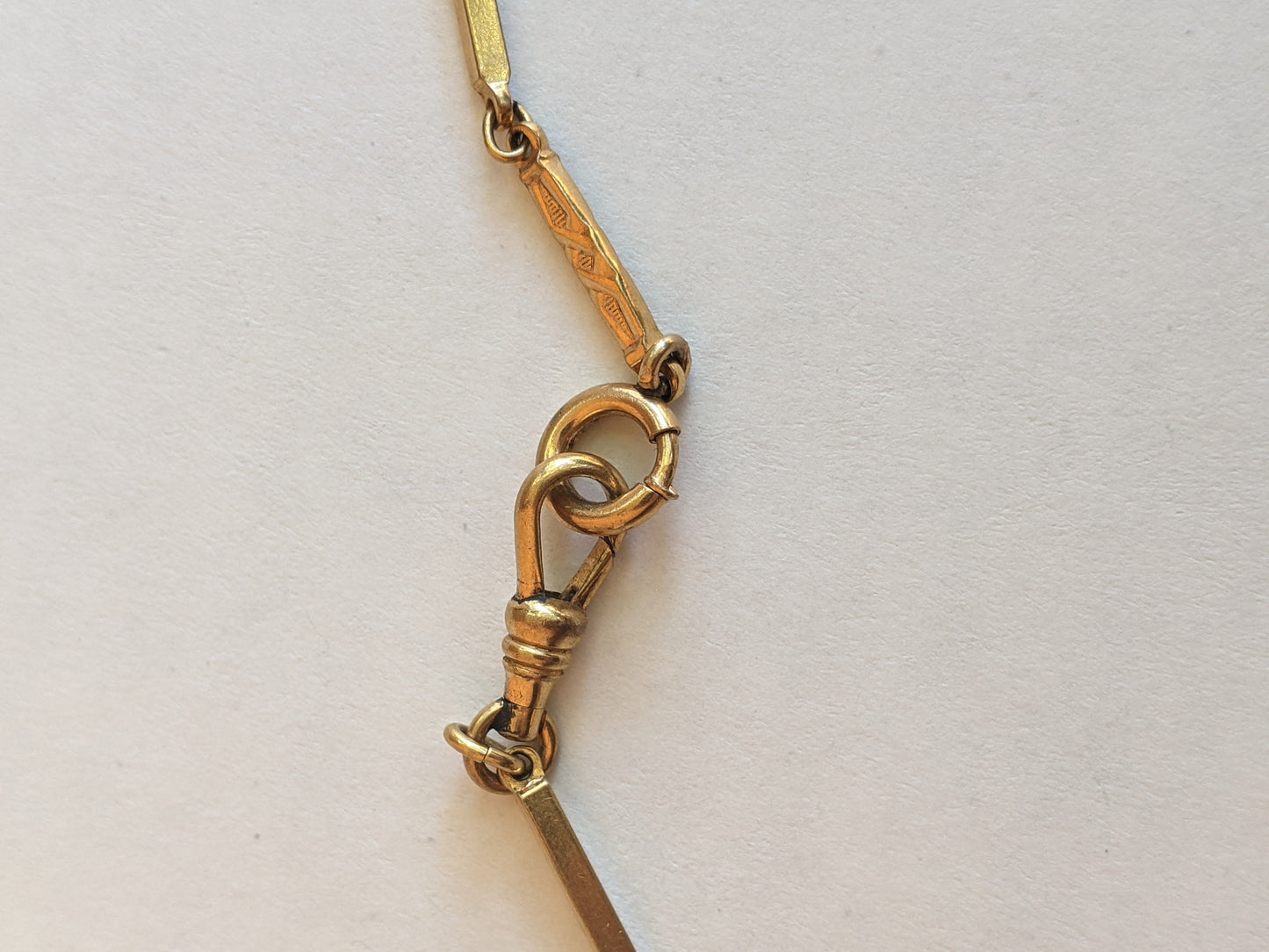 Late 19th c. Gold Filled Watch Chain Choker