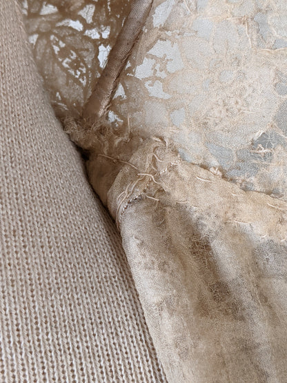 c. 1900 Silk Lace Bodice