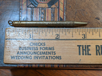 Early 20th c. Telescoping Pencil Pendant