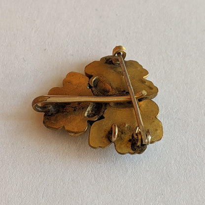 c. 1890s-1900s Art Nouveau Watch Pin