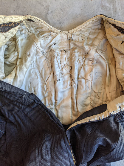 1908-1909 Beaded Silk Gown
