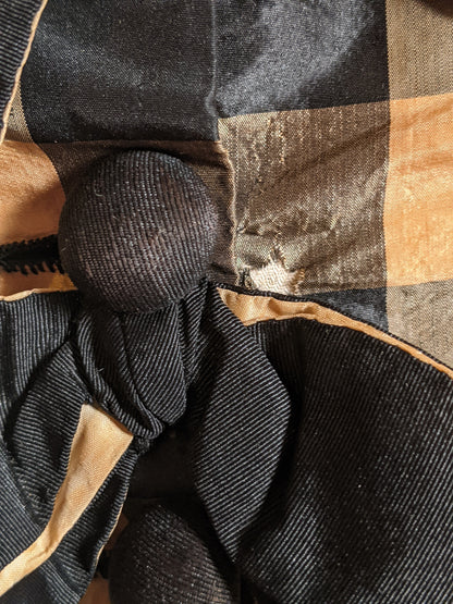 c. 1870s Silk Taffeta Check Bodice | Study + Display