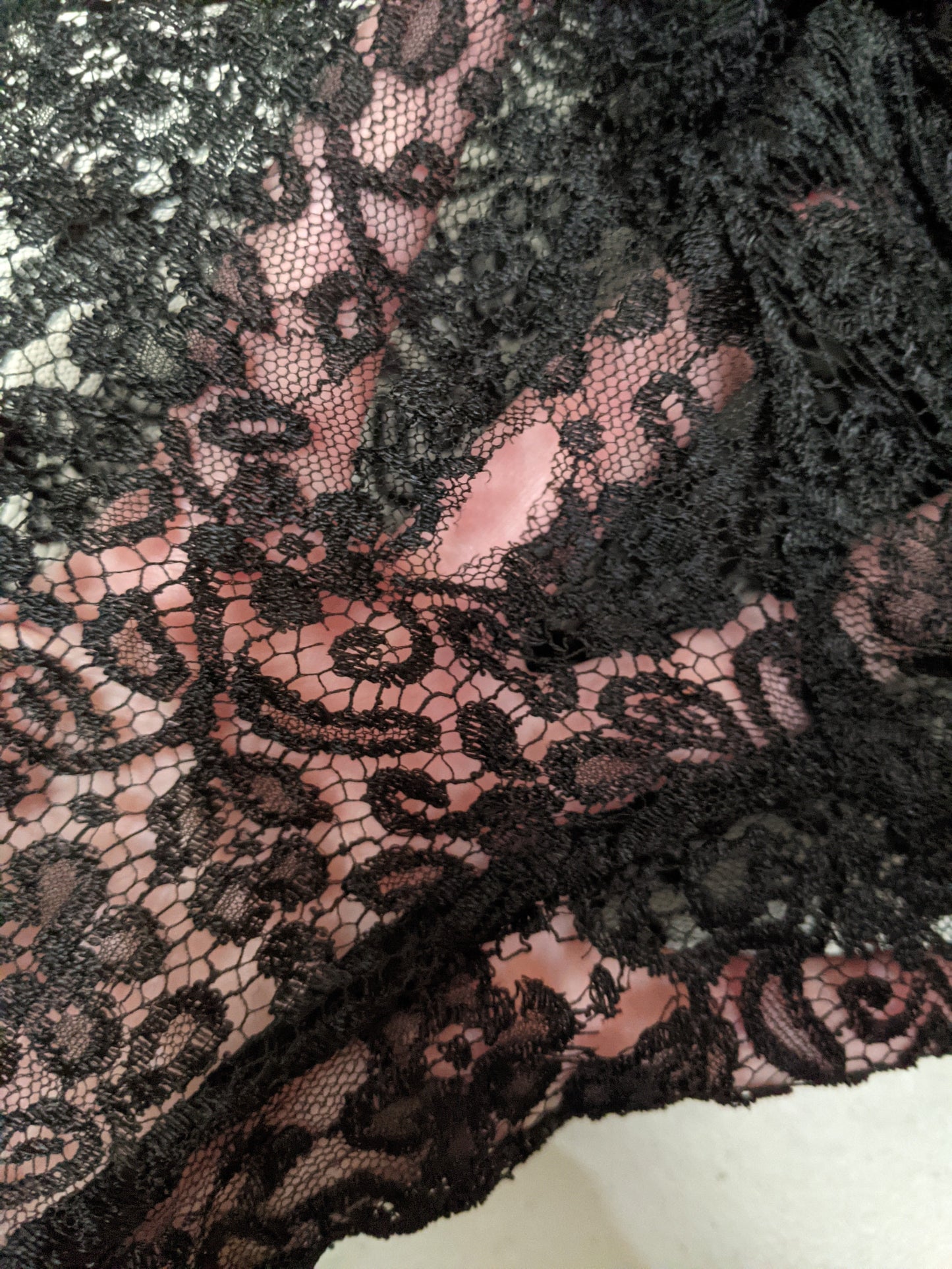 1930s Silk Lace Dress