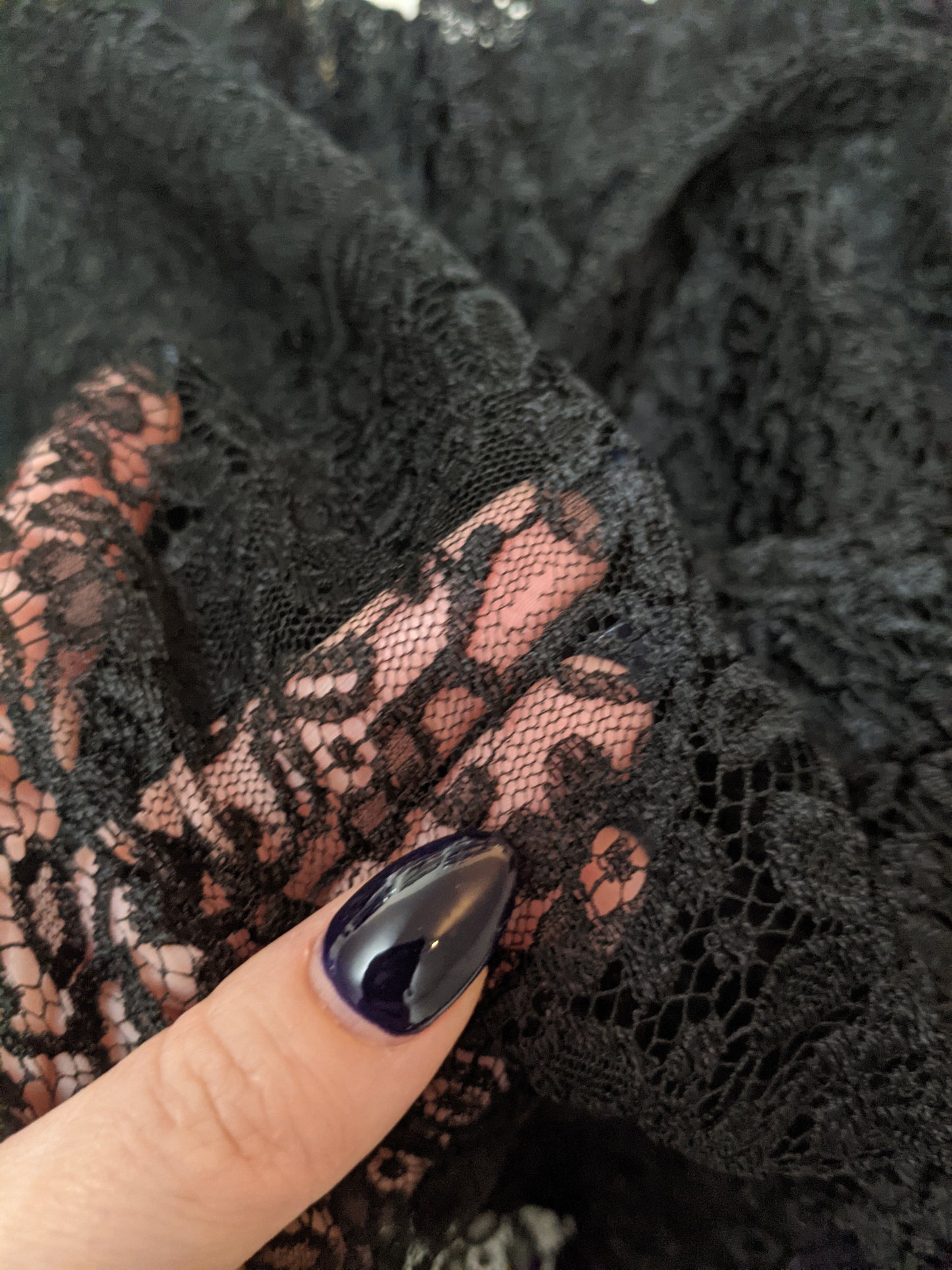 1930s Silk Lace Dress