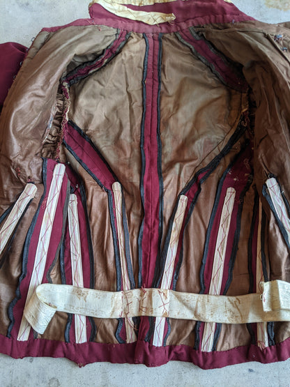 1890s Burgundy Gigot Sleeve Bodice | Study + Display