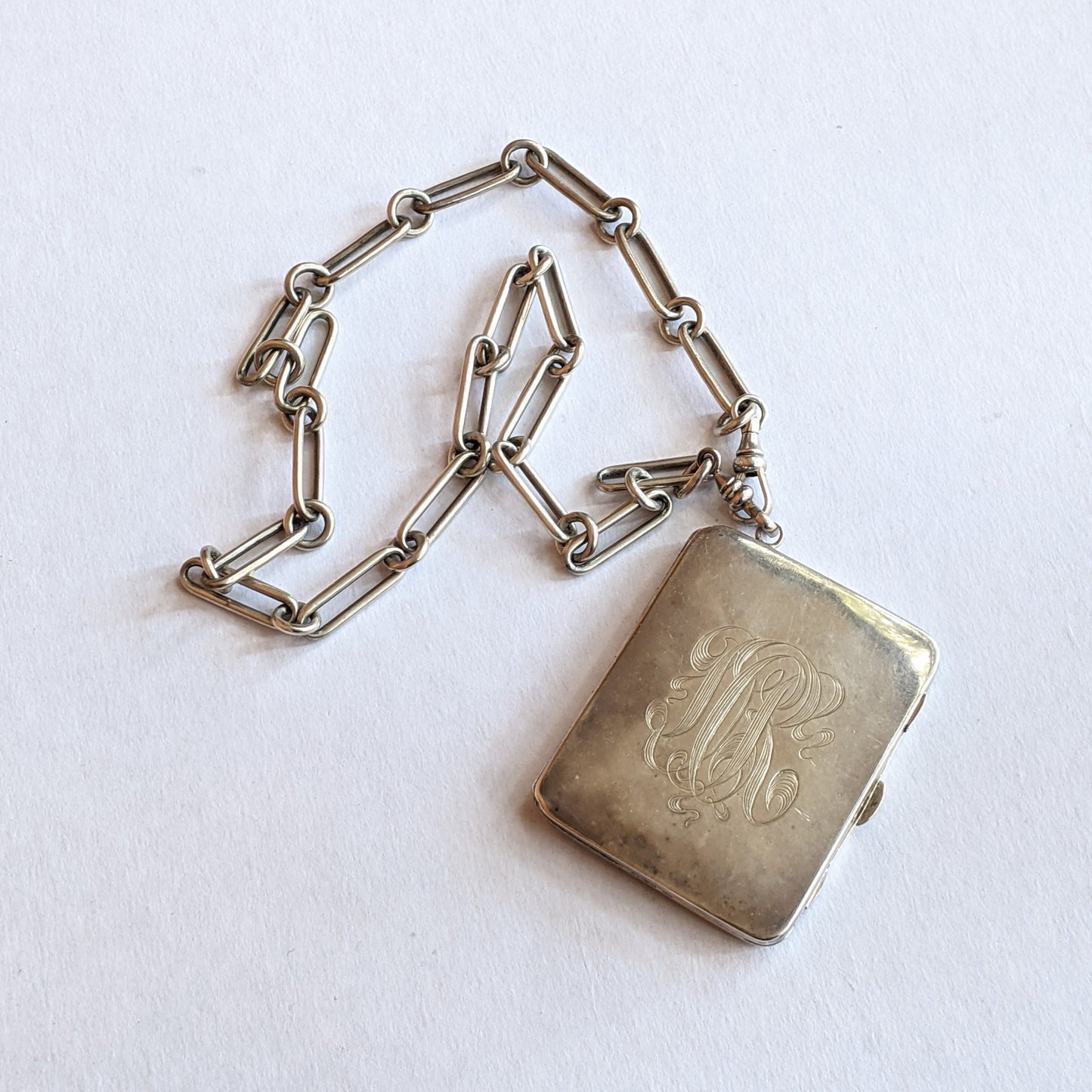 1900s-1910s Oversized Sterling Silver Locket