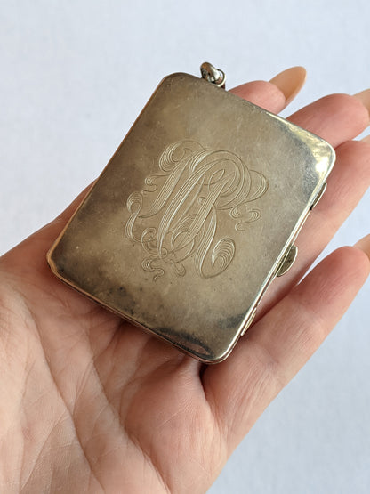 1900s-1910s Oversized Sterling Silver Locket