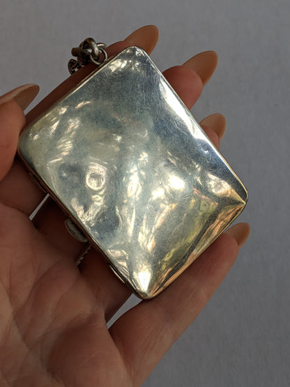 1900s-1910s Oversized Sterling Silver Locket