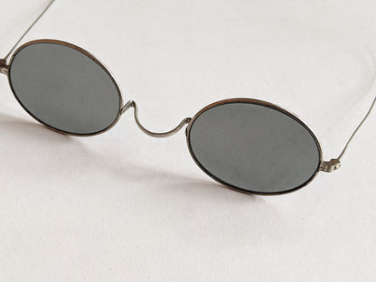 1890s-1900s Tinted Eyeglasses with Case