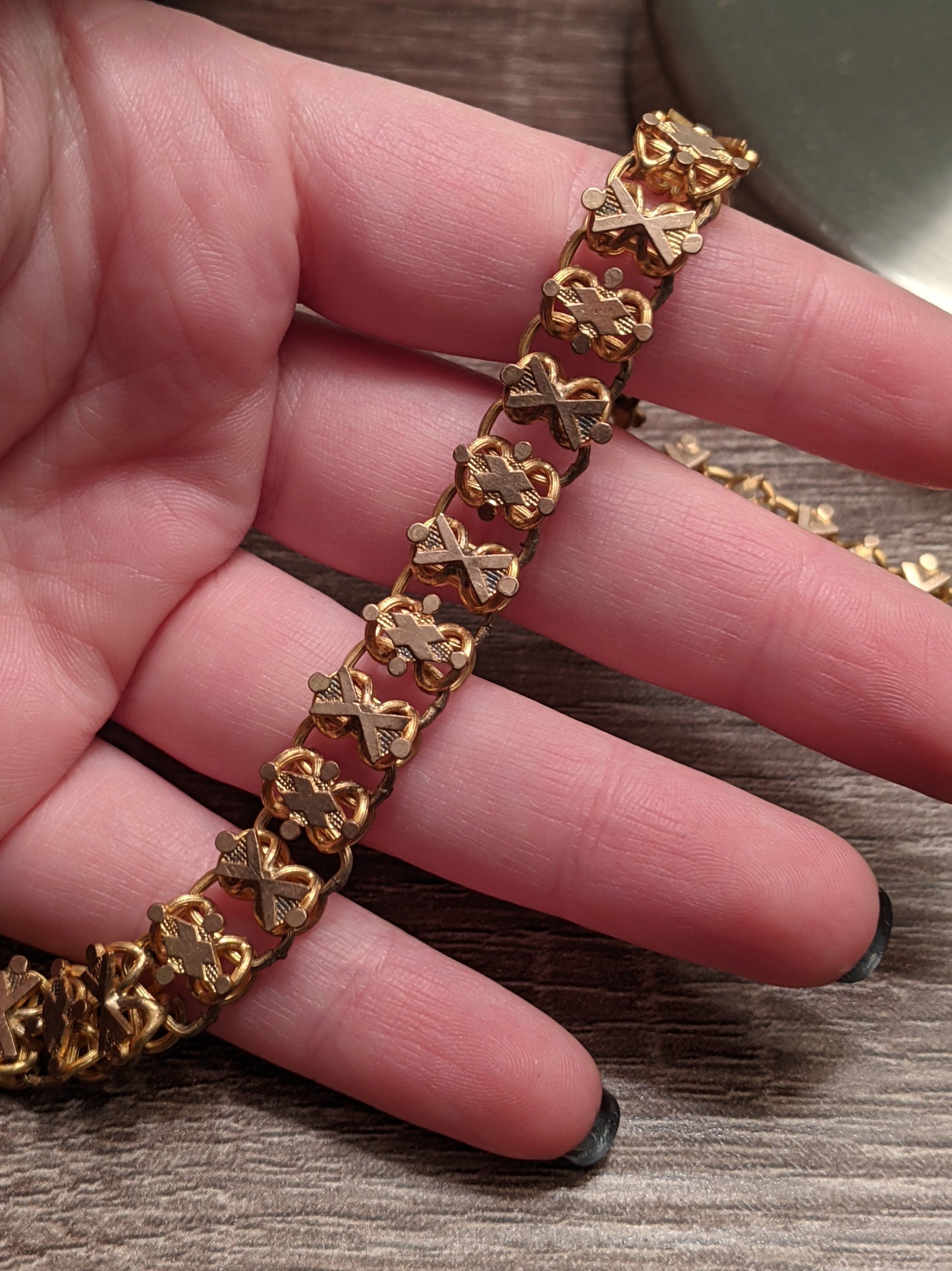 Reserved | 19th c. Gold Filled Book Chain
