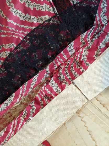 c. 1905-1907 Pink Silk Dress