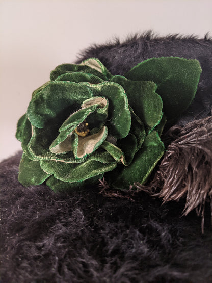 1900s Beaver Hat | Ostrich Feather