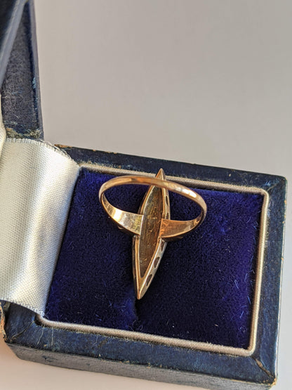 c. 1890s-1900s 14k Gold Turquoise, Marcasite, Pearl Ring