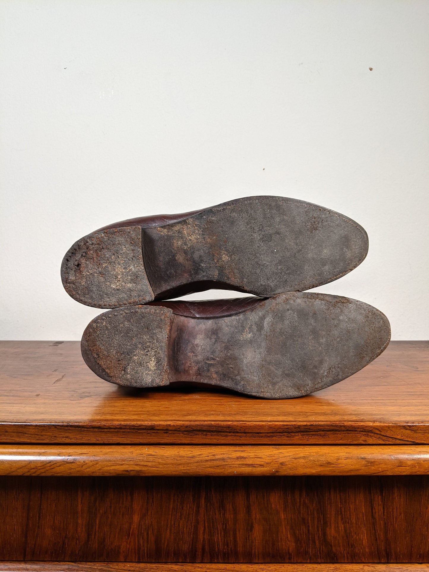 c. 1910s-1920s Two-Tone Brown Boots | Approx Women's 9-9.5