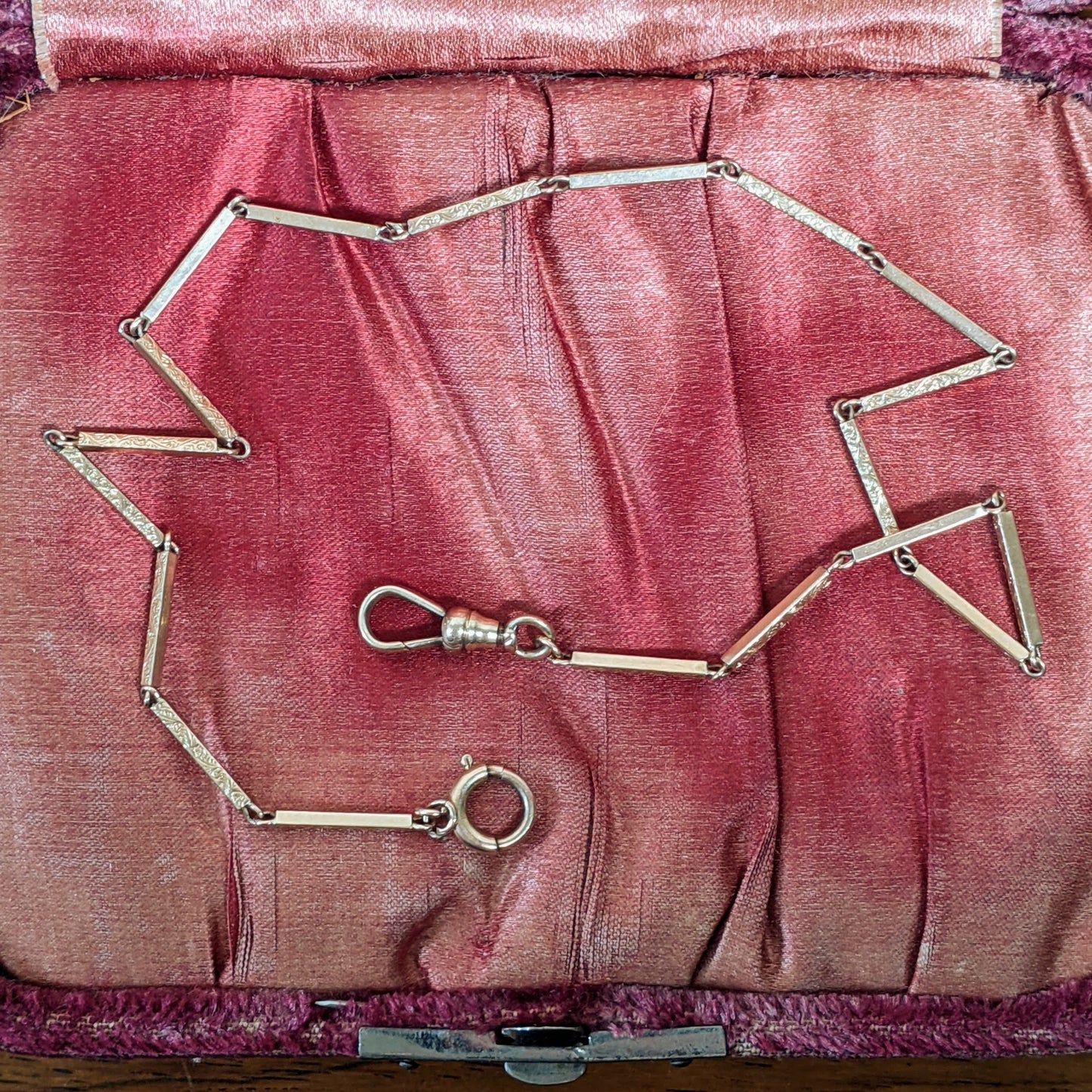 c. 1900s-1910s 10k Gold Watch Chain