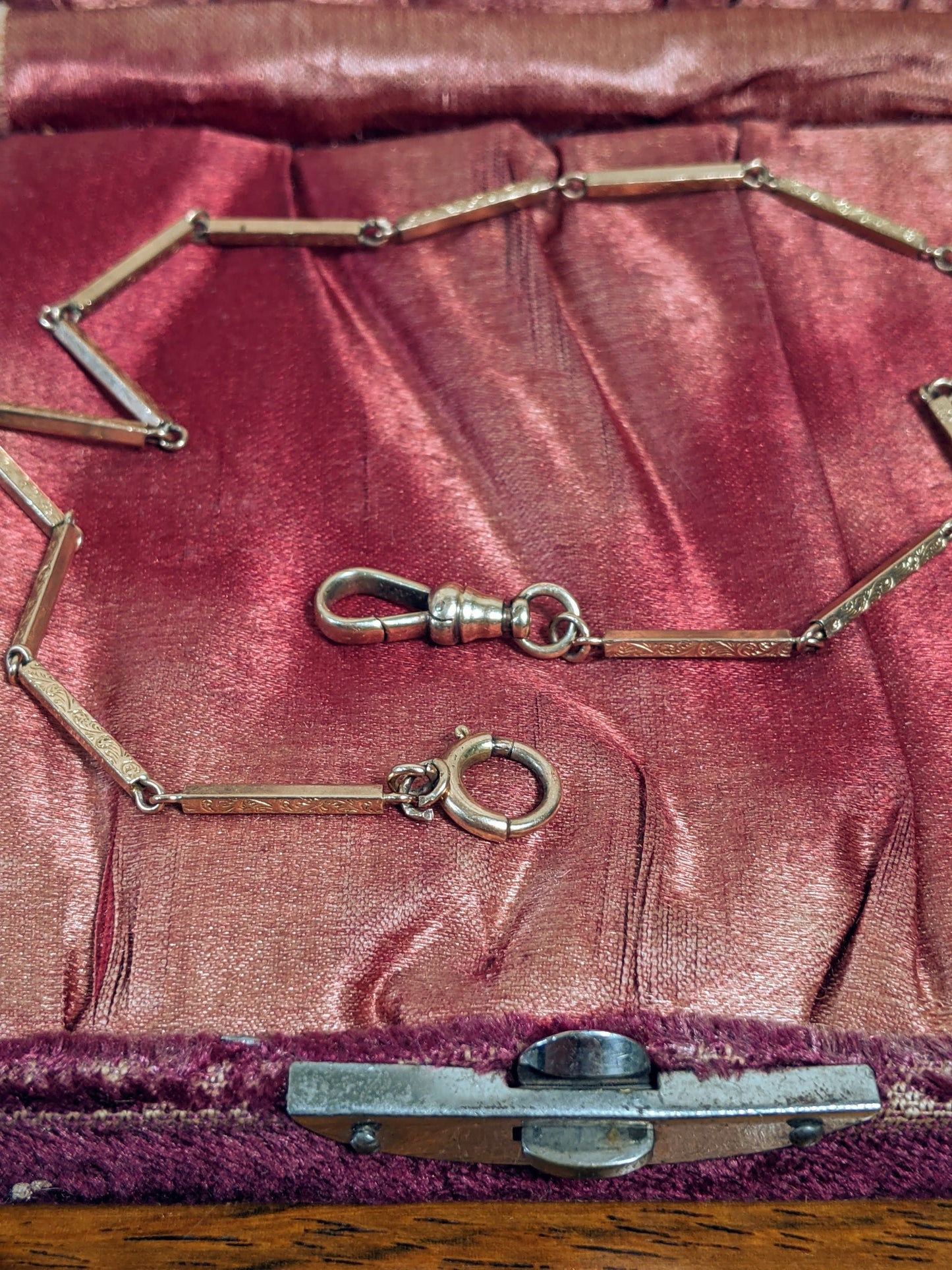 c. 1900s-1910s 10k Gold Watch Chain