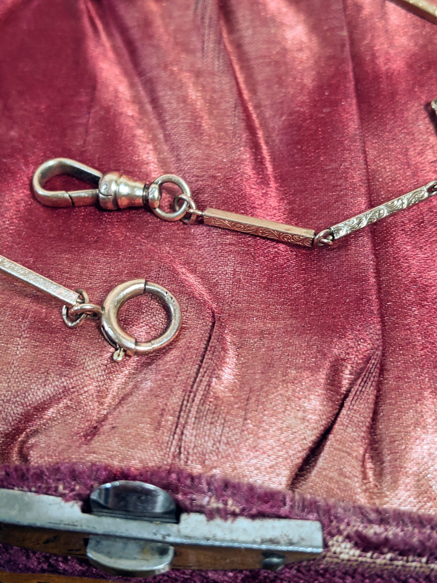 c. 1900s-1910s 10k Gold Watch Chain