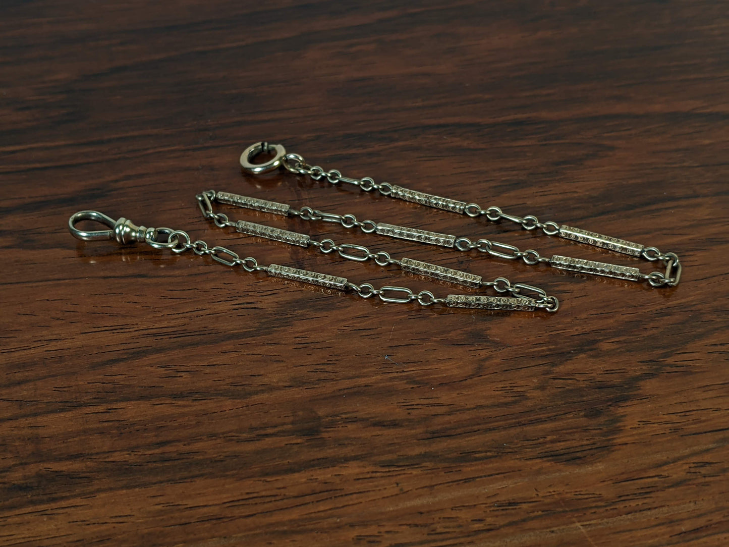 c. 1900s-1910s 14k Gold Watch Chain | 13 1/8"