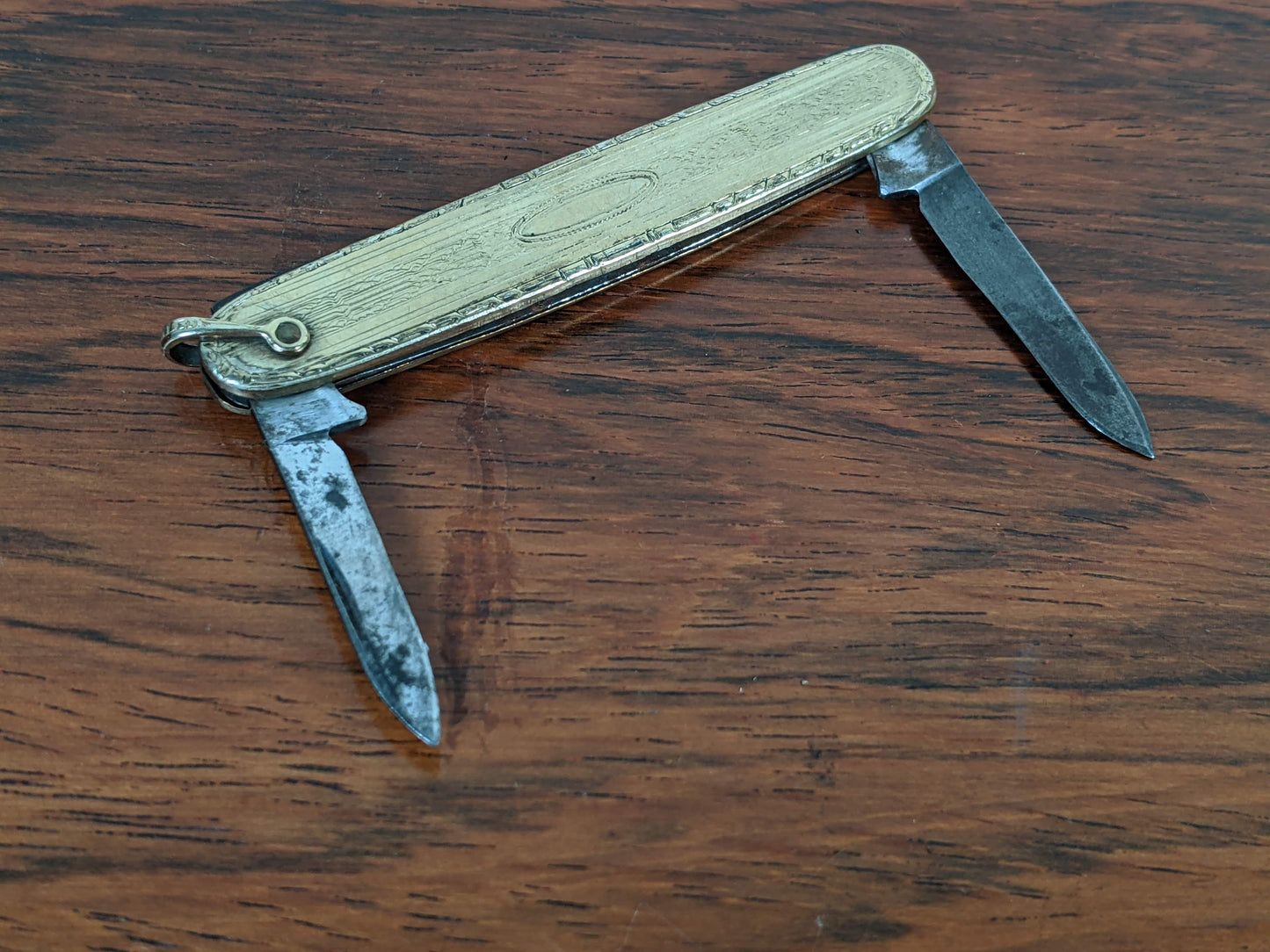 c. 1900s-1910s Gold Filled Pocket Knife Pendant
