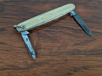 c. 1900s-1910s Gold Filled Pocket Knife Pendant