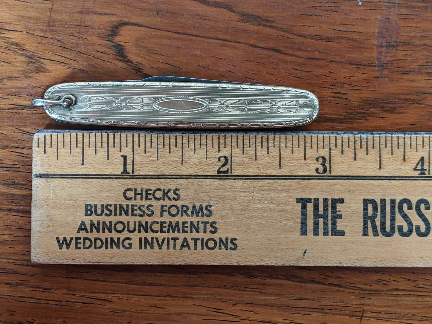 c. 1900s-1910s Gold Filled Pocket Knife Pendant