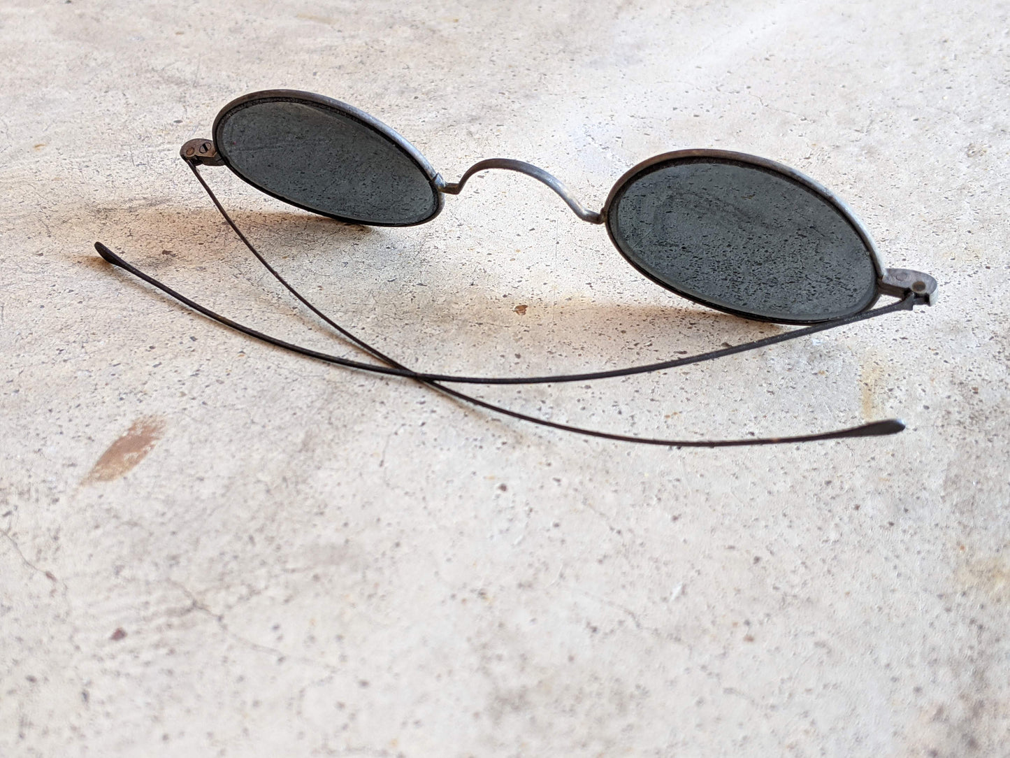 c. 1890s-1900s Dark Tinted Glasses