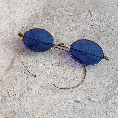 c. 1890s-1900s Blue Tinted Glasses