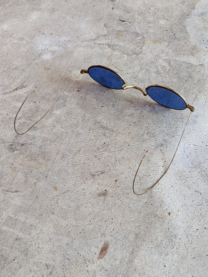 c. 1890s-1900s Blue Tinted Glasses