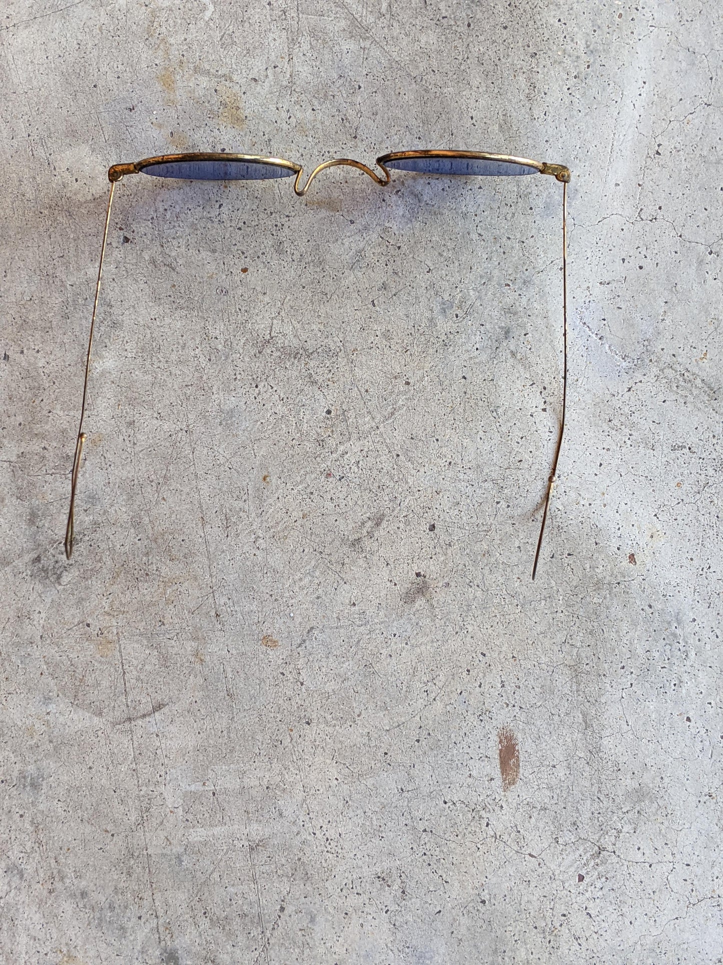 c. 1890s-1900s Blue Tinted Glasses