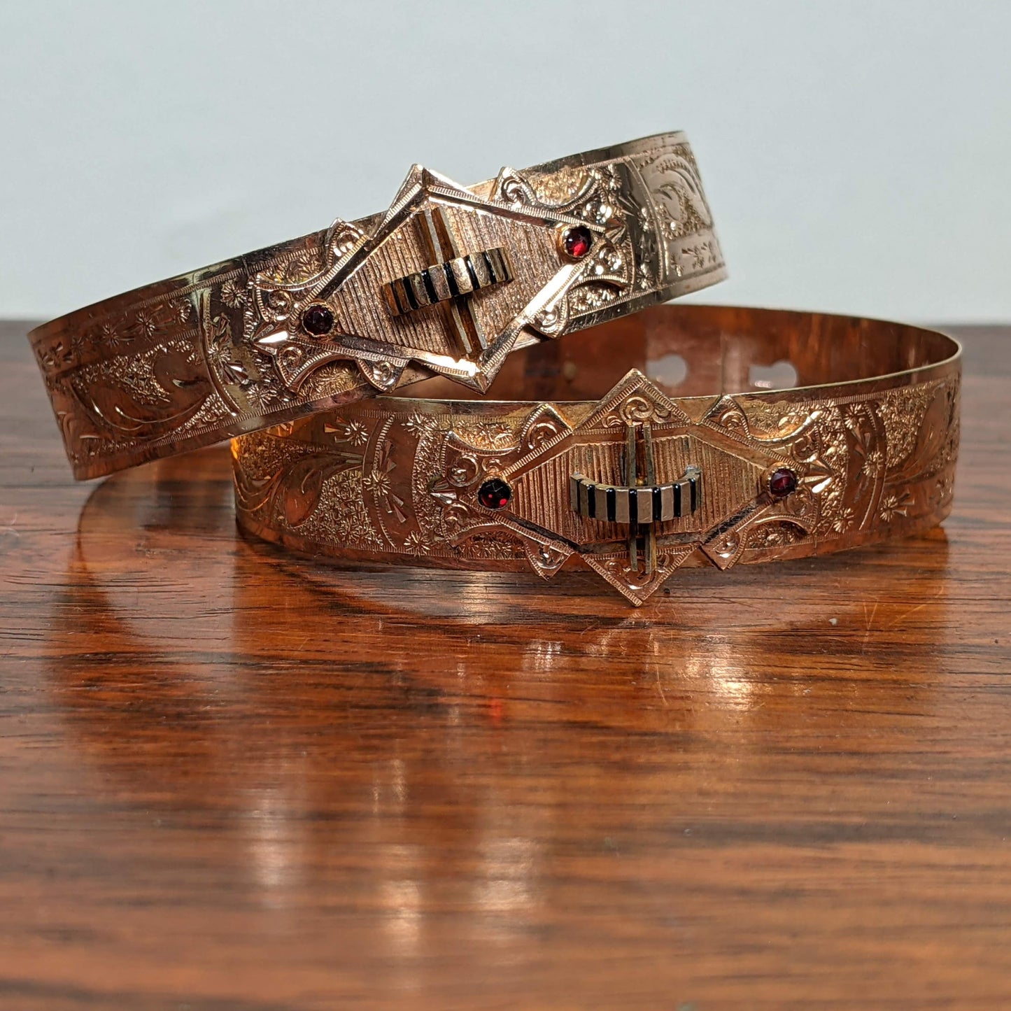 c. 1880s Pair of Gold Filled Bracelets
