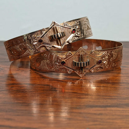 c. 1880s Pair of Gold Filled Bracelets