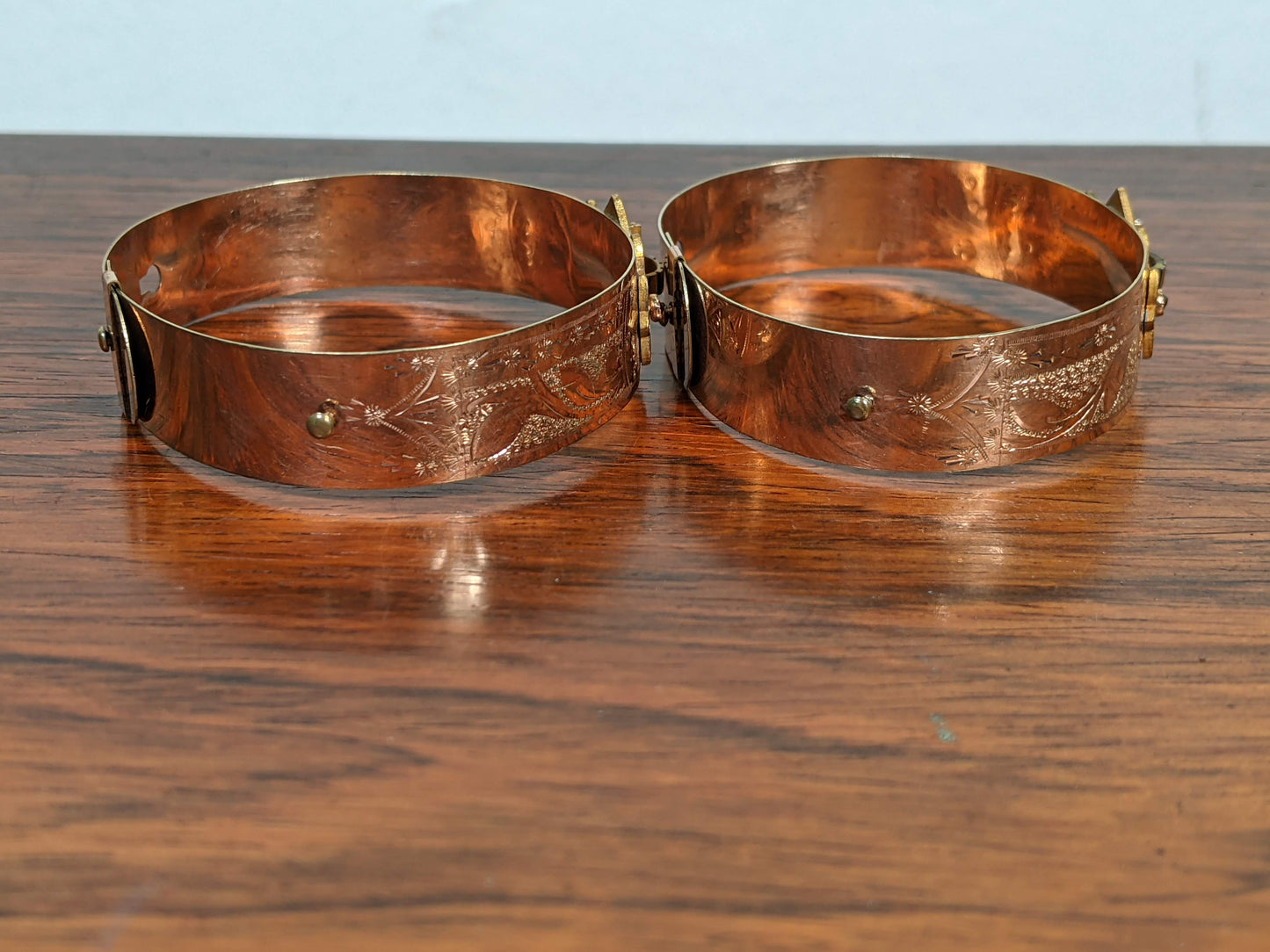 c. 1880s Pair of Gold Filled Bracelets