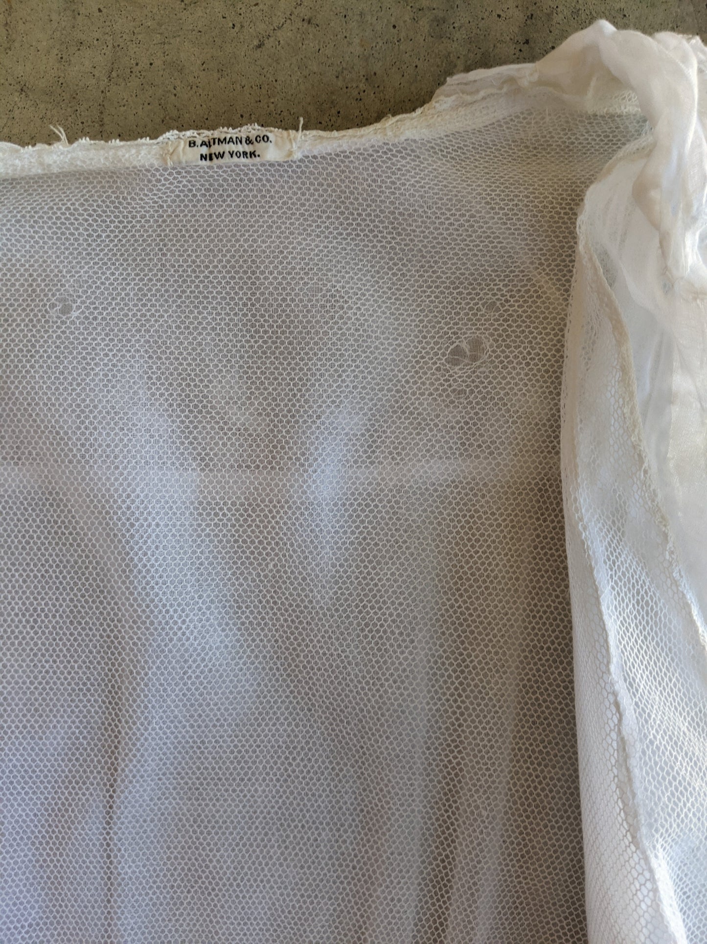1910s B. Altman Cotton Dress