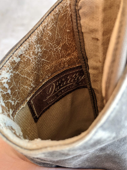 c. 1910s-1920s Grey Suede Boots | Approx Sz 5