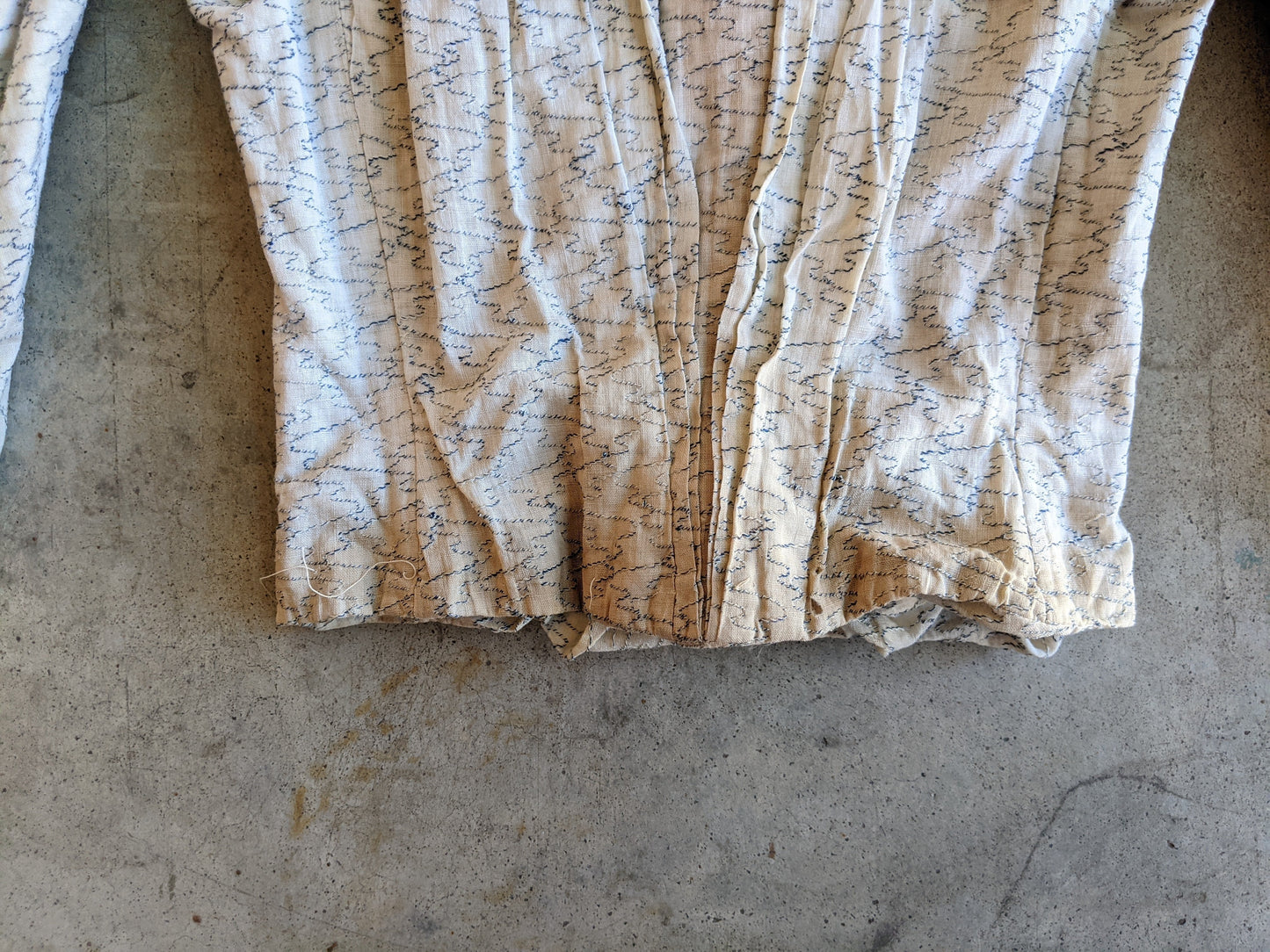 1890s Cotton Bodice | Study + Display