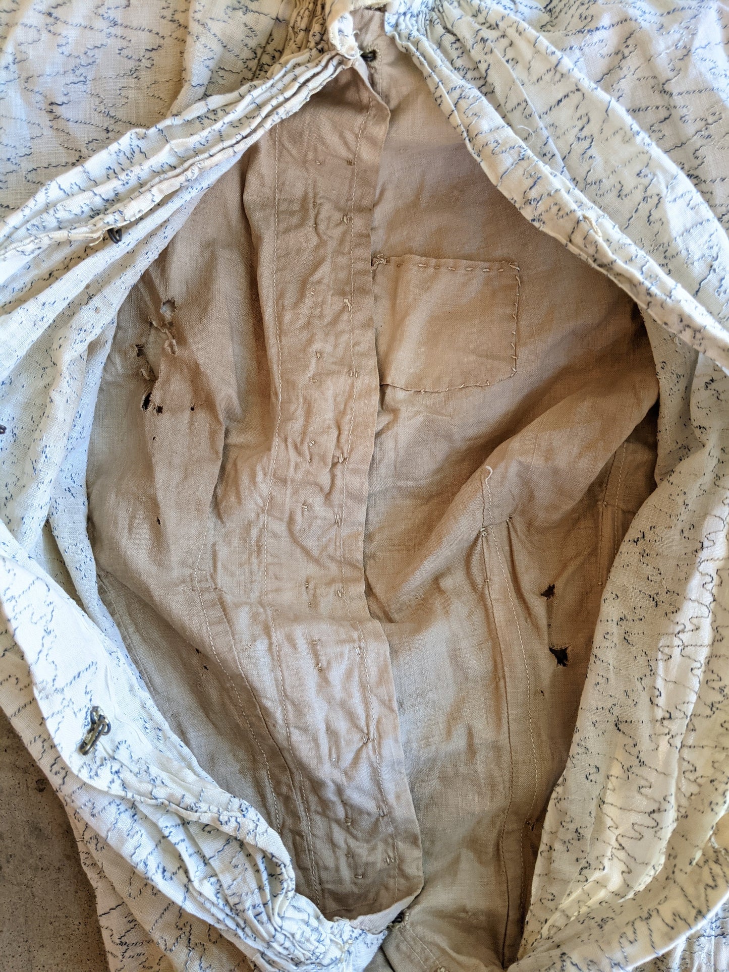 1890s Cotton Bodice | Study + Display