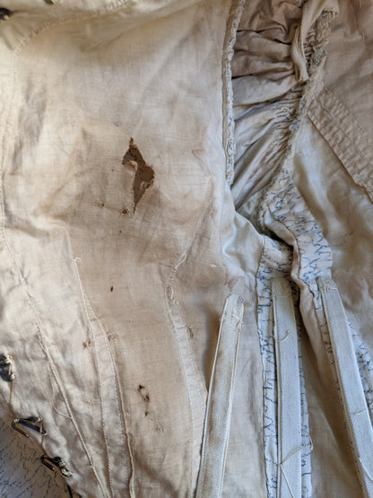 1890s Cotton Bodice | Study + Display