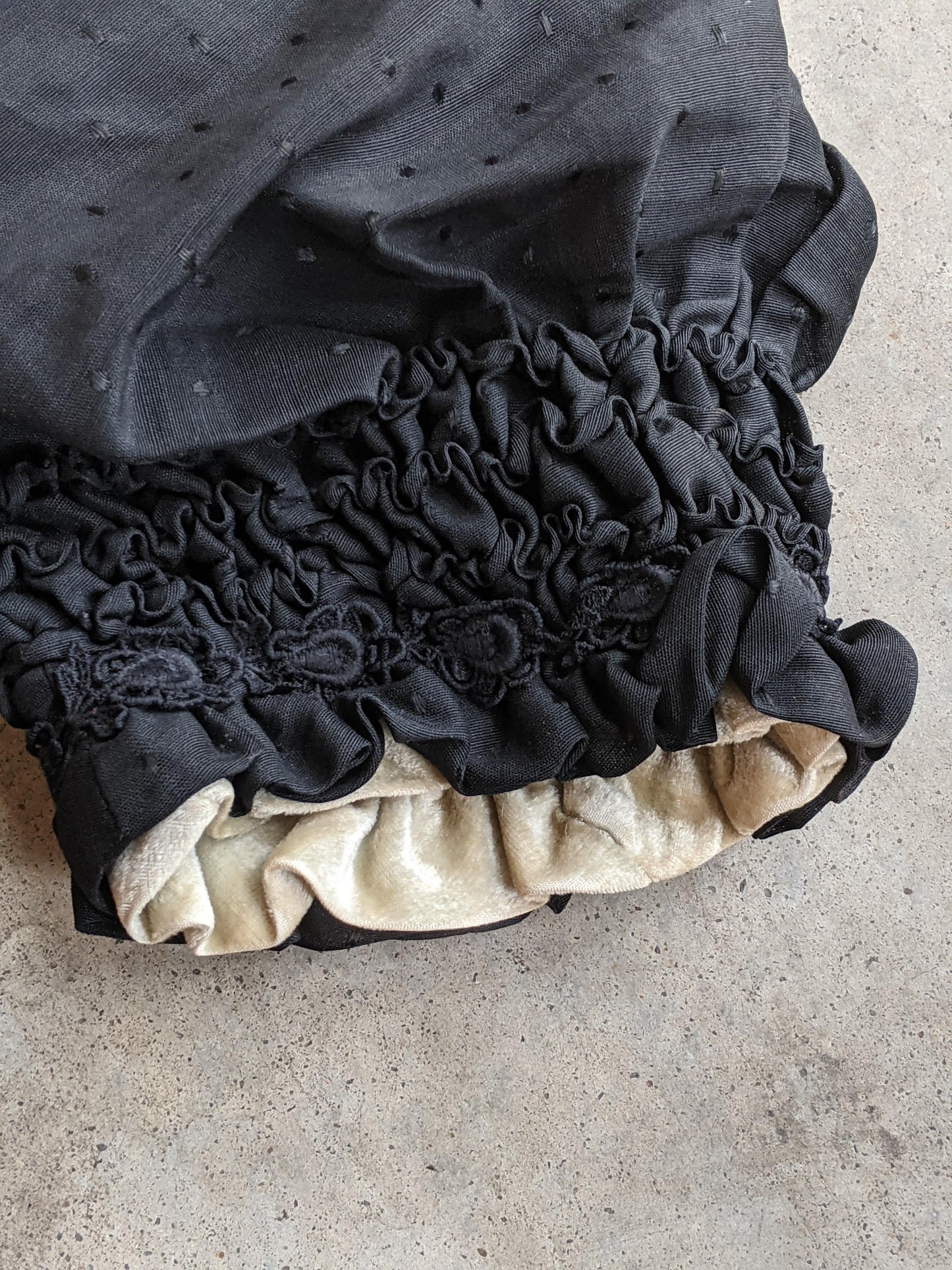 c. 1900s Cotton + Silk Shirtwaist | Study + Pattern / Repair