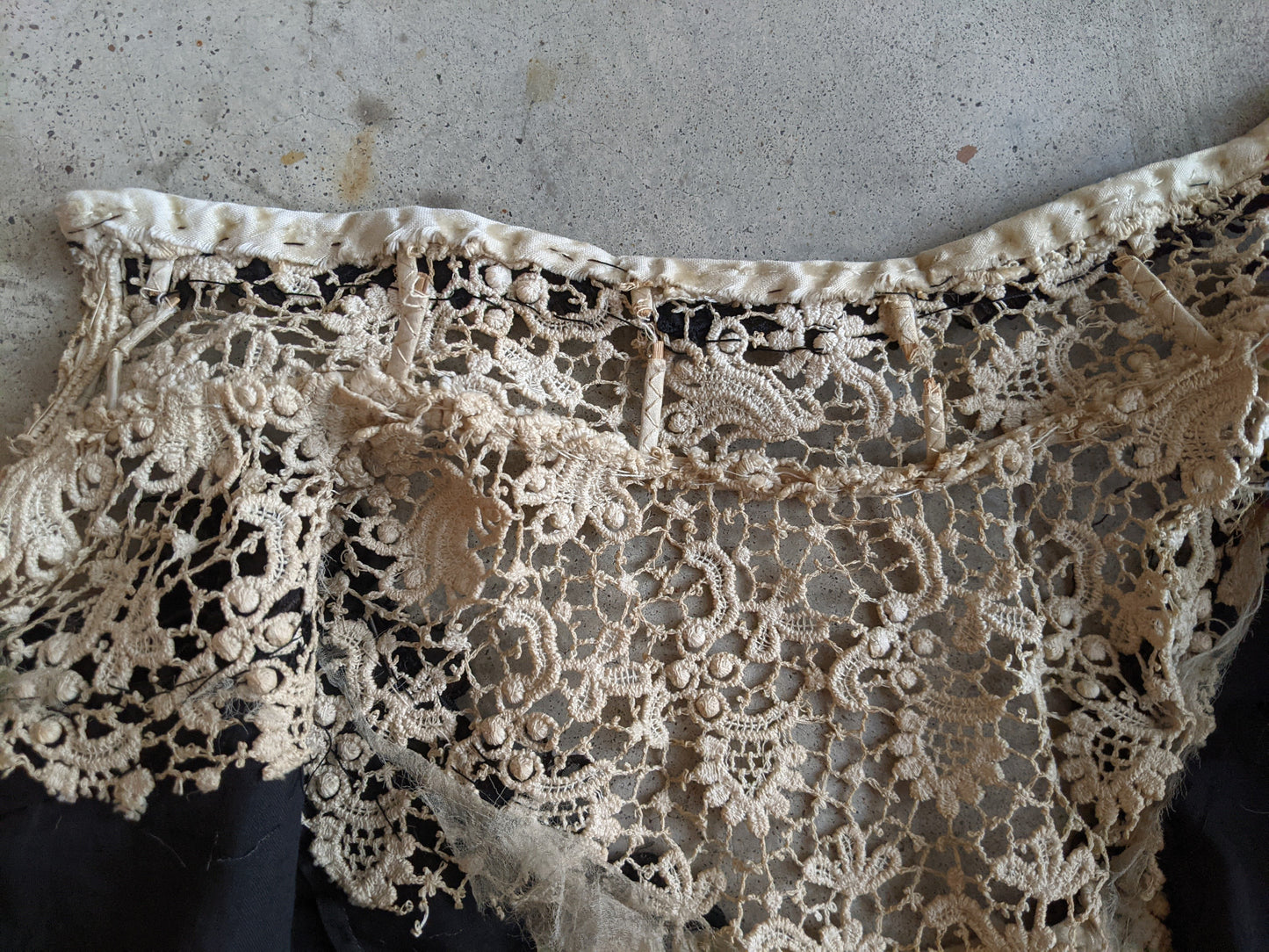 c. 1900s Cotton + Silk Shirtwaist | Study + Pattern / Repair
