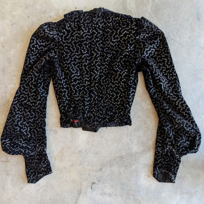 c. 1901-1902 Velveteen Bodice | Study + Display / Repair