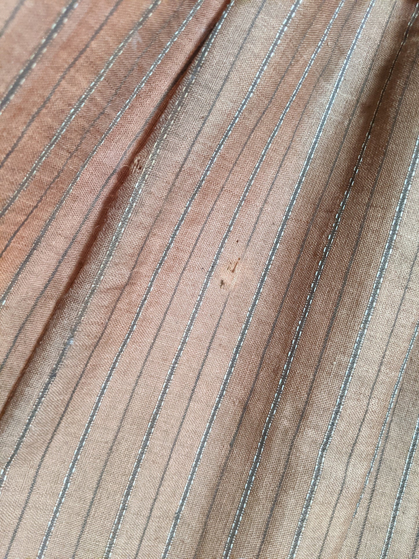c. 1860s Wool Homespun Dress