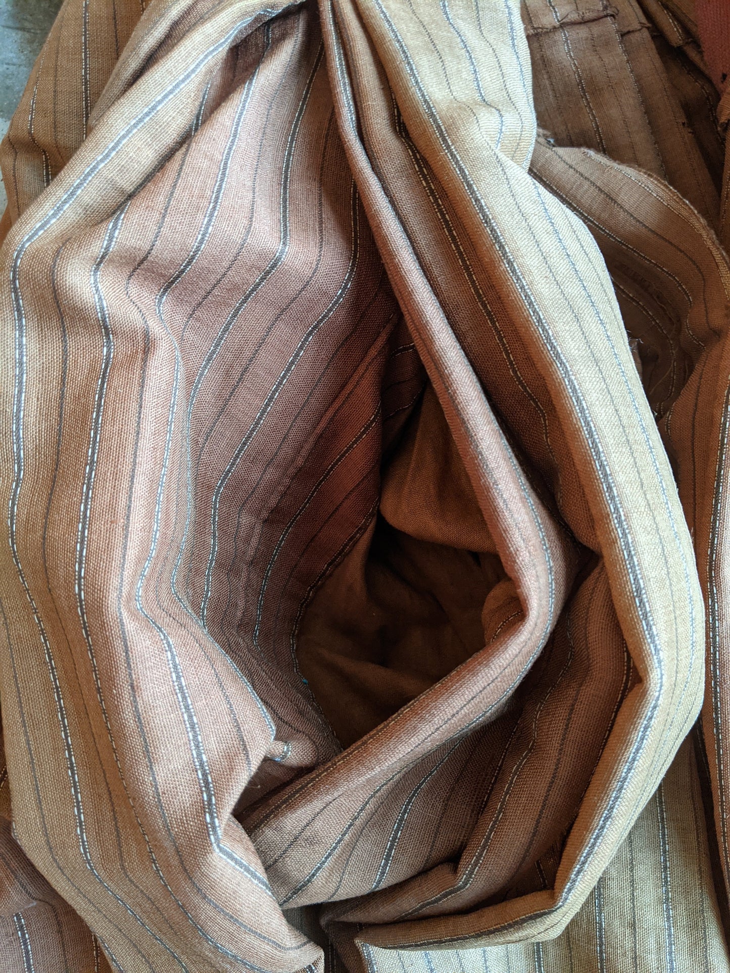 c. 1860s Wool Homespun Dress