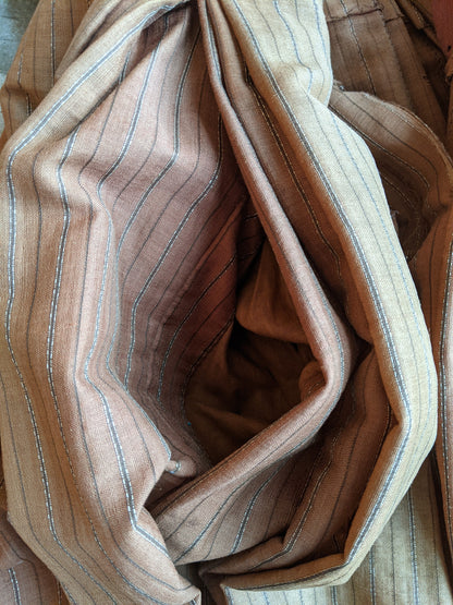 c. 1860s Wool Homespun Dress