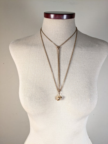 19th c. 9k Gold Jug Pendant / Charm