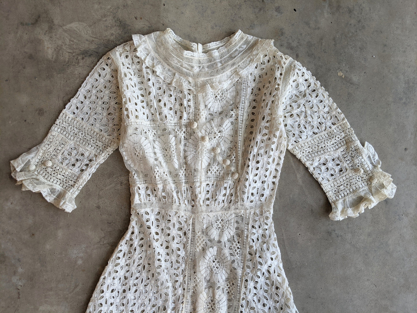 c. 1911-1912 Cotton Lingerie Dress