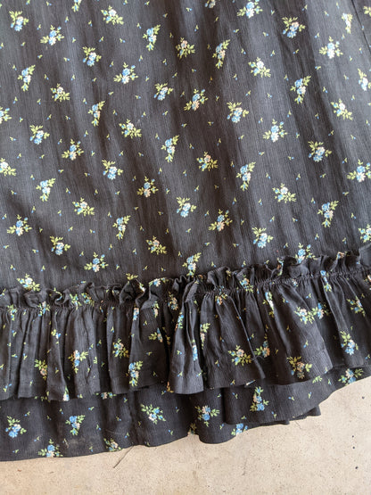 Turn of the Century Blue Cotton Dress