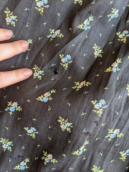 Turn of the Century Blue Cotton Dress