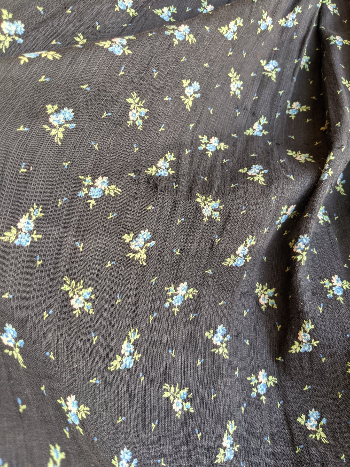 Turn of the Century Blue Cotton Dress