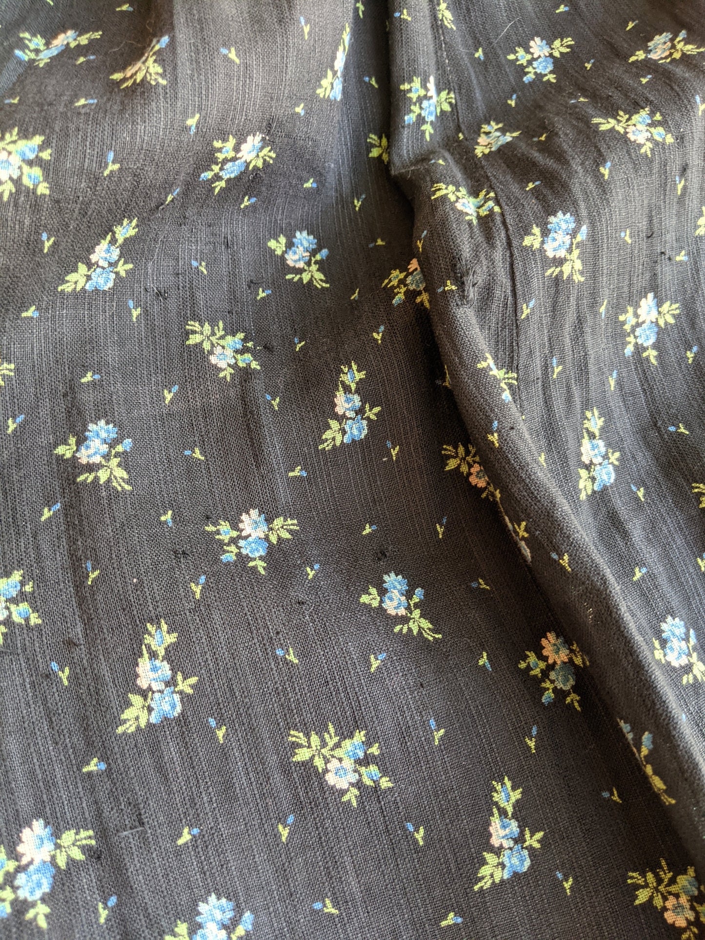 Turn of the Century Blue Cotton Dress