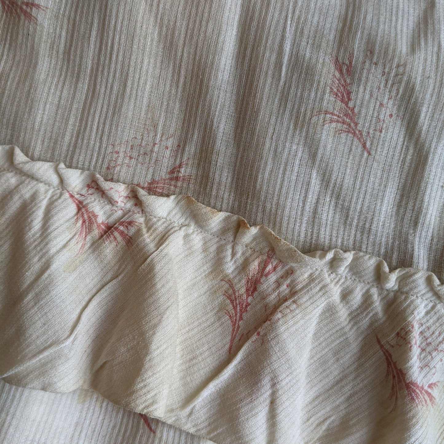 Turn of the Century Cotton Printed Dress